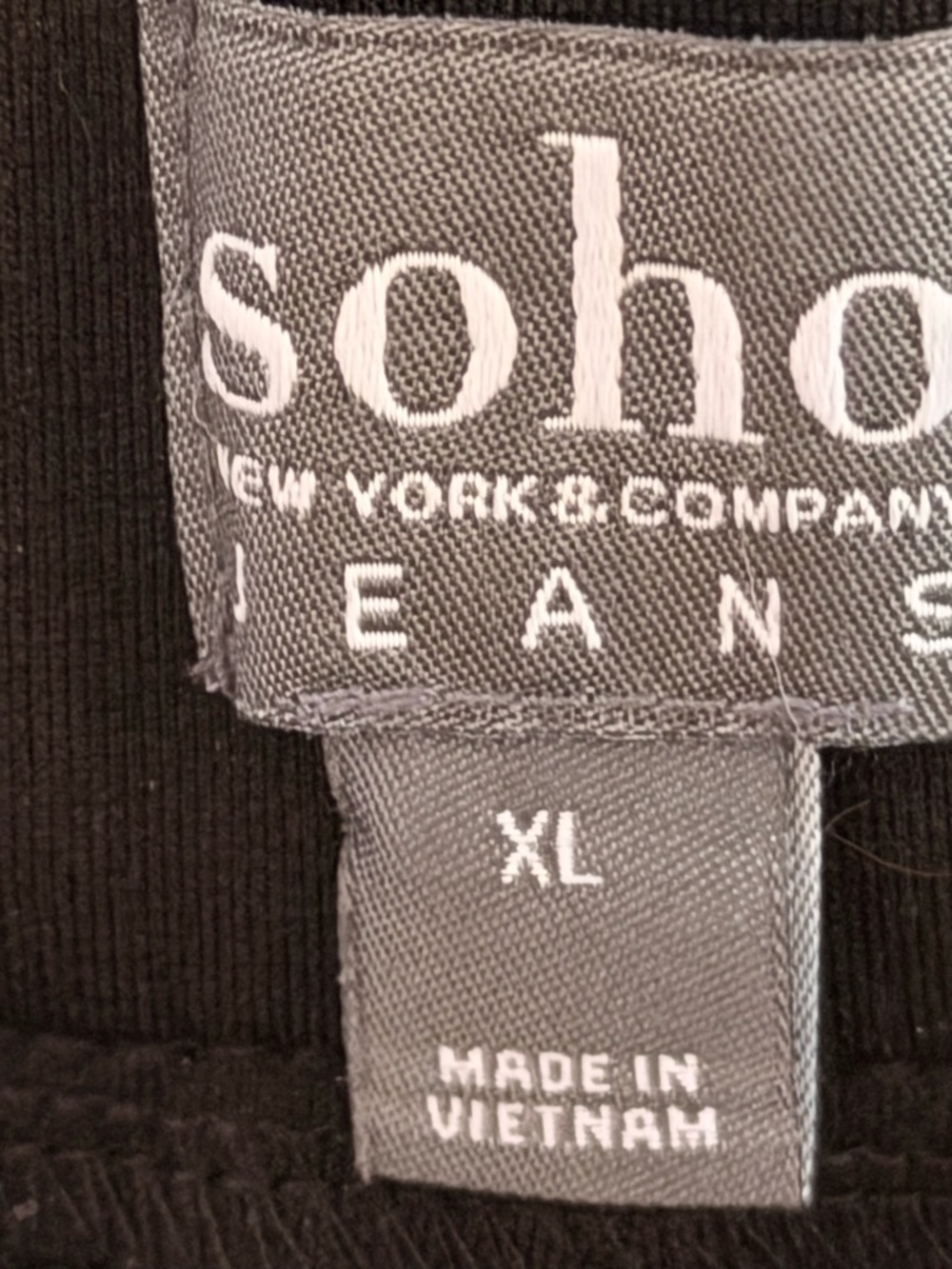New York & Company Black Straight Leg Pants with Button Hem Size XL - Picture 8 of 8